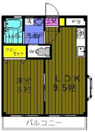 クレストコートの物件間取画像